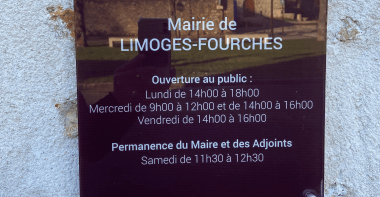 Plaque de la Mairie